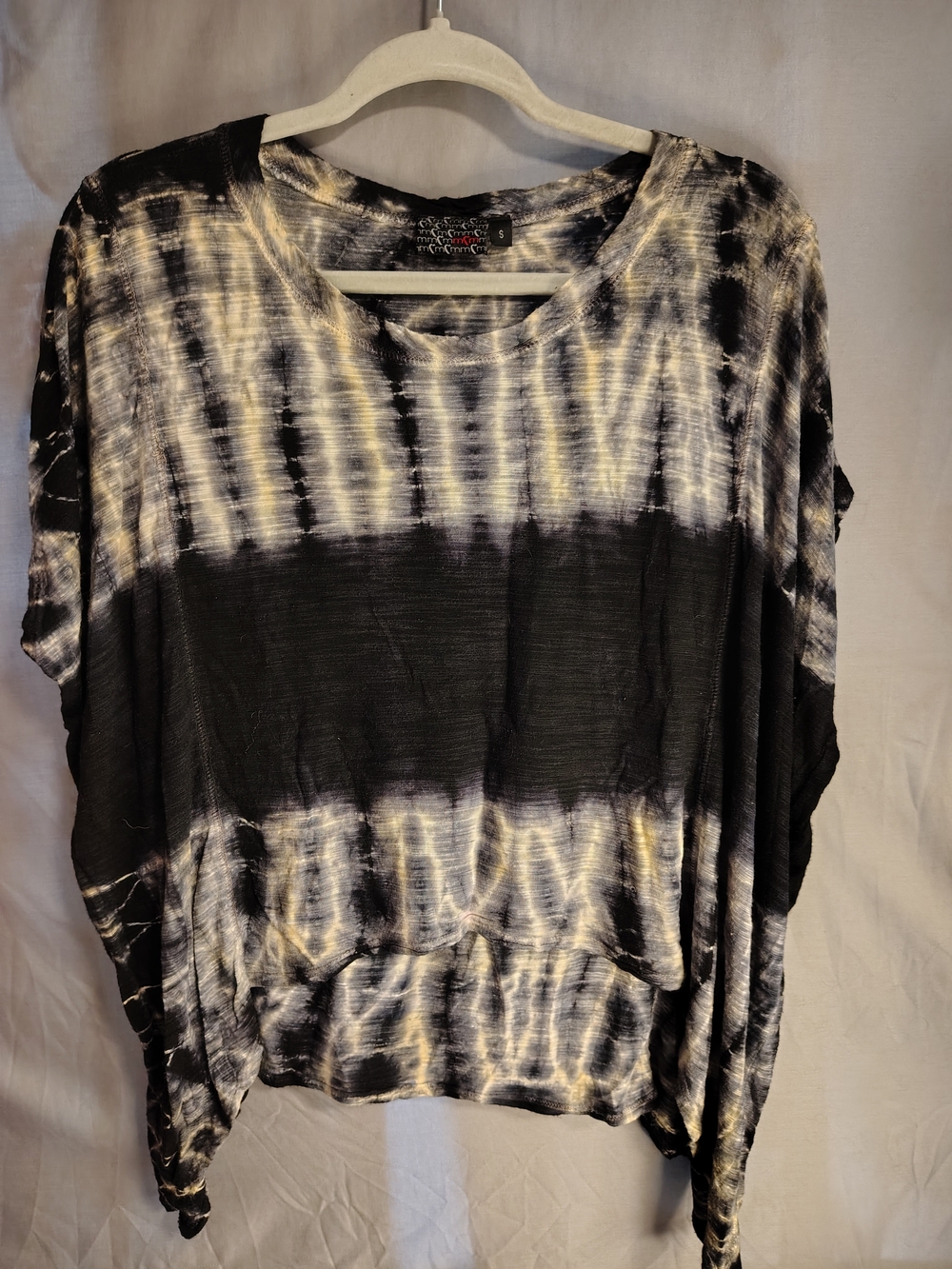 MCM Oversized Shibori Tie Dye Slouchy Top 🖤✨